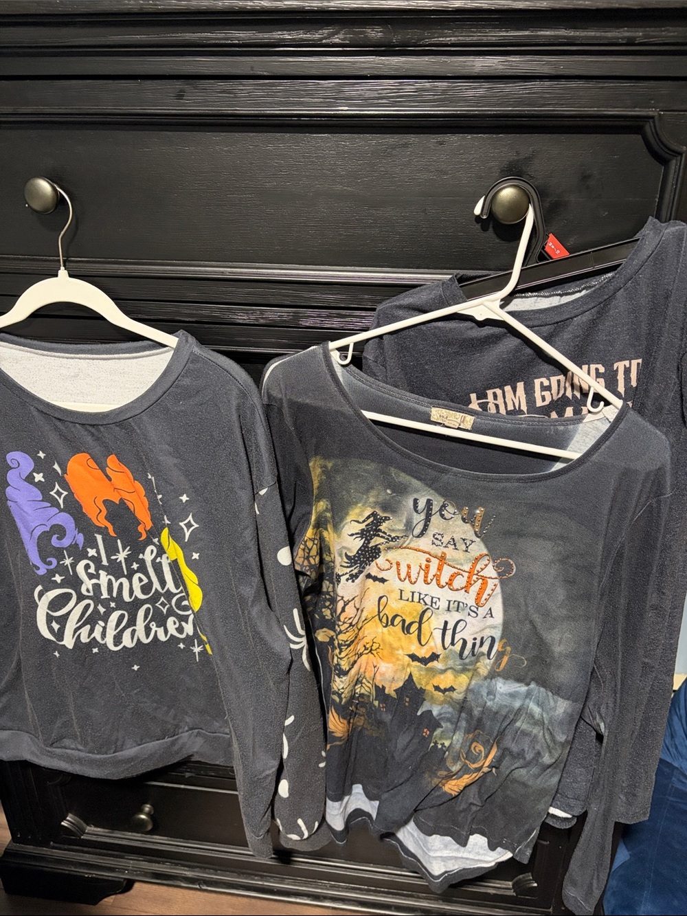 Womens Halloween shirts Lot of 3